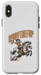 Coque pour iPhone X/XS Giddythefup Rodeo Girl Bière Cheval Cowgirl