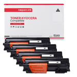 TONER TK17 TK17 Noir x 4 Compatible pour KYOCERA-NOPAN-INK Kyocera FS-1000 Kyocera FS-1000 Arztdrucker Kyocera FS-1000 N Kyocera FS-1000 Plus Kyocera FS-1000 Plus N Kyocera FS-1000 Plus PS Kyocera FS-1000 Plus PSN Kyocera FS-1010 Kyocera FS-1010 N K