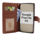 New Standcase Wallet Google Pixel 8a 5G (Brun)