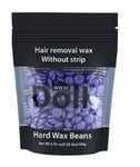 No Strip Depilatory Hard Wax Beans Hair Removal Bean Waxing Warmer -Lavender