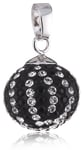 blanc Pasionista pendentif en cristal de boule noire