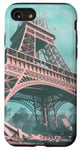 Coque pour iPhone SE (2020) / 7 / 8 Ruines de la Tour Eiffel futuriste – Post-apocalyptique