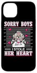 Coque pour iPhone 14 Plus Shih Tzu Dog Valentines Day I Stole Her Heart Valentine