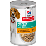 Adult Perfect Weight Chicken & Vegetables Canned - Wet Dog Food 12 x 363 g - Hund - Hundefôr - Våtfôr - Hills Science Plan