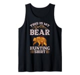 Bear Hunting Funny Wildlife Animals Hunt Tank Top