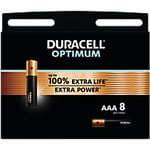 Duracell Batteries Optimum AAA Pack of 8