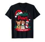 Santa Paws is Coming To Town Christmas Dog T-Shirt