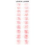 Love'n Layer Love Note Funky Sparkle Pink