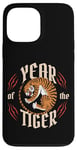 iPhone 13 Pro Max Year of the Tiger Fierce Traditional Vintage Chinese Zodiac Case