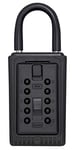 Kidde AccessPoint 001406 KeySafe 3-Key Portable Push Button Key Safe Box, Black