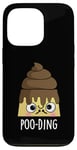 Coque pour iPhone 13 Pro Jeu de mots amusant Poo-ding