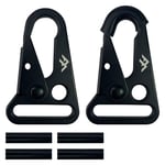 Forest Fundamentals™ Sling Hook Clips | German HK Hook Carabiner Bushcraft Clips