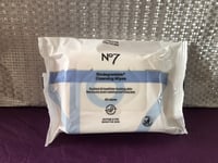 No7 Biodegradable Cleansing Wipes (30 Wipes) Facial Skincare Sensitive Skin NEW