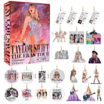 2024 Taylor Swift Fans Jul Adventskalender 24 Dagar Till Jul Countdown Calendar Pendant Blind Box Julklapp style 1