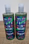 2 X 400ml Faith In Nature Natural Aloe Vera Body Wash, Rejuvenating, Vegan