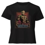 Guardians of the Galaxy I Am Retro Groot! Women's Cropped T-Shirt - Black - XS