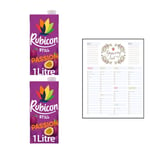 Carton Juice Bundle which Contains Rubicon Still Passion Juice Drink 1l - Pac...