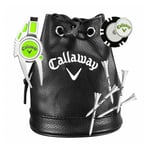 Callaway VIP Golf Gift Set - Tees Ball Marker Divot Tool Club Cleaning Brush Bag