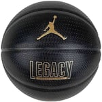 ballons de basket Unisexe, Jordan Legacy 2.0 8P In Out Ball, Noir