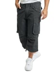 Brandit Industrie 3/4 Homme Cargo Short Pantalon, Plusieurs Couleurs, Taille S à 7XL - Anthracite, XL