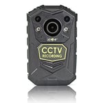 REWIRE SECURITY Body Worn Camera Bodycam CCTV with Audio Video and Night vision Outdoor for Door Supervisor SIA Doorman Warden Bailiff Police (RX-3 PRO, With Garment Dock)