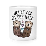 You're My Otter Half Makeup Brush Pencil Pot Funny Valentines Girlfriend Wife