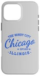 Coque pour iPhone 16 Pro Max Vintage Retro Love Chicago Illinois Windy City est une ville créée en 1833