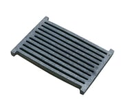 Home&Wood Grille en Fonte carrée pour Chute de Cendres Grille de cheminée Grille de Four 23x20cm