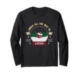 Jingle All The Way To Latvia - Latvian Christmas Travel Long Sleeve T-Shirt