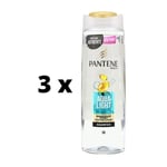 Shampoo Pantene Fine Aqua Light, 400 ml x 3 kpl.