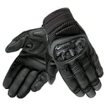 REBELHORN Gap II Lady Gants de Moto en Cuir de chèvre pour Femme Protecteurs de nouage Ventilation Design Anatomique Éléments Flexibles