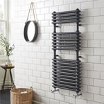 Anthracite Vertical Bathroom Towel Radiator 500mm (H) x 600mm (W)