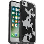 OtterBox Symmetry Coque pour iPhone 7/8/SE 2e gen 2020/SE 3e gen 2022, Antichoc, Anti-Chute, Coque de Protection Fine, supporte 3 x Plus de Chutes Que la Norme Militaire, Cow Print