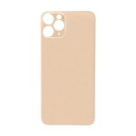 Glass Back For iPhone 11 Pro Max Plain in Gold