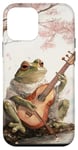 Coque pour iPhone 12 mini Guitare musicienne japonaise grincheuse grenouille crapaud nature