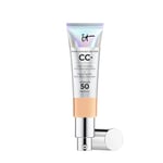 IT Cosmetics, Crème CC+ Anti-Âge Your Skin But Better, Haute Couvrance, Waterproof, Enrichi en Peptides, Collagène & Vitamines, Fini Naturel, 32 ml, Teinte : Neutral Medium