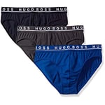 Hugo Boss Men's 3p Us Co 10145963 01brief Us Co Us Co Us Co 1014596 Briefs, True Blue/Sky Captain/Forged Iron, XL UK