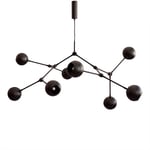 101 Copenhagen Drop Chandelier Globe Taklampa Burned Black