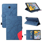 Coque Pour Tablet Samsung Galaxy Tab A Lite Sm-T387,Etui Pour Tablet Samsung Galaxy Tab A Lite Sm-T387 Pu Housse Flip Coque Avec Built Stand Et Magnétique Fermeture Bande,Bleu