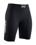 X-BIONIC Femme Invent 4.0 Run Speed Women Shorts, Opal Black/Arctic White, M EU