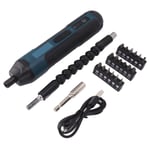 Electric Screwdriver Straight Handle USB With Small Removal Screw Tool For