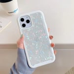 Coque Compatible avec iPhone 12 Pro Max, Transparente Étui Housse Cadre en Souple TPU + PC Retour Protection Intégrale Antichoc Anti-Rayures Coque Compatible avec iPhone 12/12 Pro(6.1''),Blanc,IPone12Pro