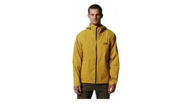 Veste impermeable mountain hardwear threshold jaune l