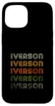 iPhone 15 Love Heart Iverson Tee Grunge Vintage Style Black Iverson Case