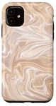 Coque pour iPhone 11 Beige Or Moderne Chic Neutre Esthétique