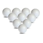 MCE-Commerce Styrofoam Balls, Diameter 5 cm, Made of polystyrene, Smooth and Durable, 10 Pieces for Crafts, Model Making, Creative Projects, White, Ø 5 cm-10 Stück