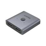 UNITEK V1127A ALUMINIUM HDMI 2.0 4K SWITCH 2-TO-1 BI-DIRECTIONAL