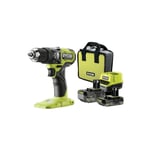 Ryobi - Perceuse-visseuse à percussion 18V One+ Brushless - 1 batterie 4,0 Ah - 1 batterie 2.0 Ah - 1 chargeur - RPD18BL1-2C42S