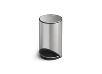 Joseph Joseph Arc 10L Slimline Pedal Bin with Easy Push Pedal, Liner Pocket, Soft-Close Lid, Fingerprint-Proof, Removable Inner Bucket, Stainless Steel