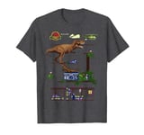 Jurassic Park Digital Video Game Scene T-Shirt